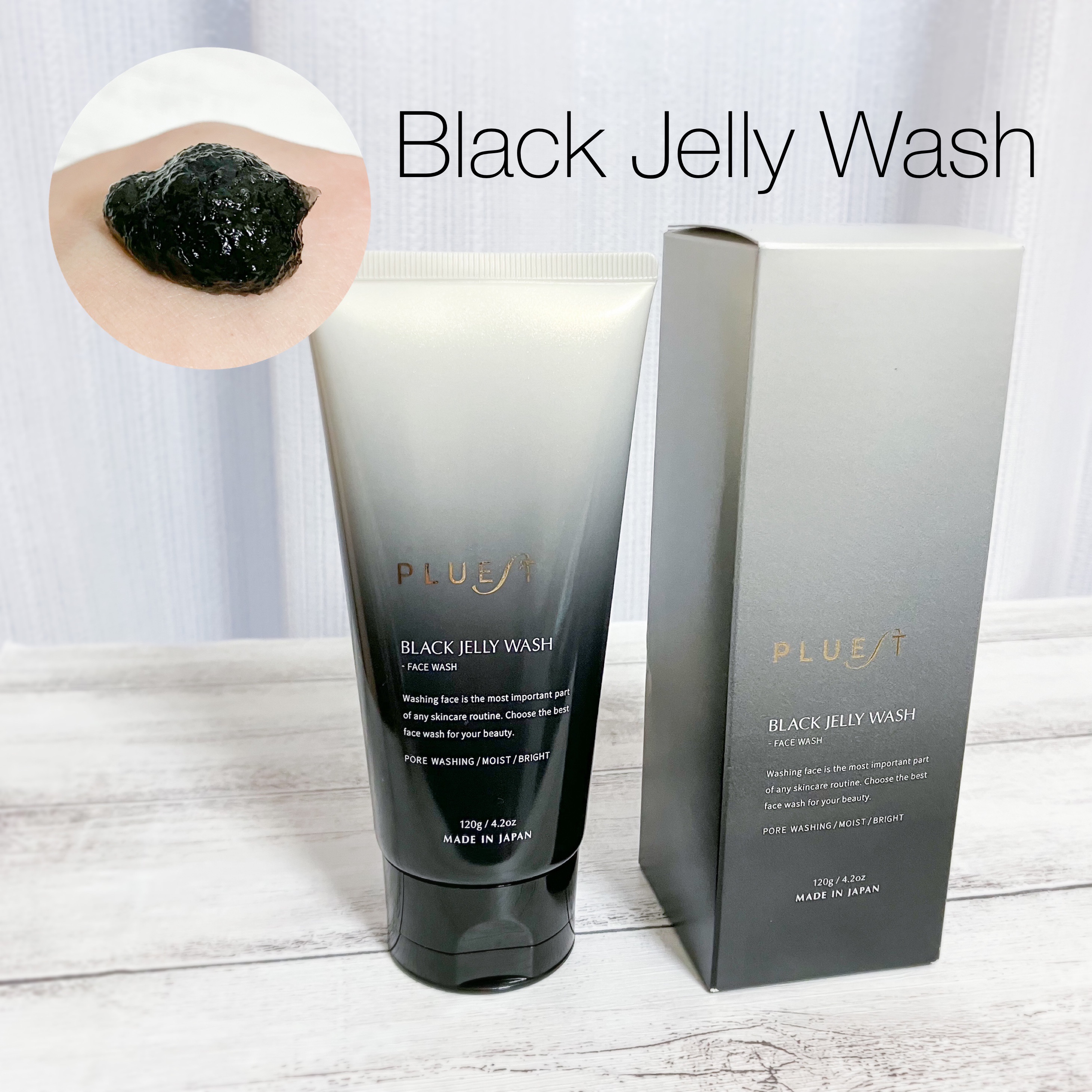PLUEST Black Jelly Wash 120g