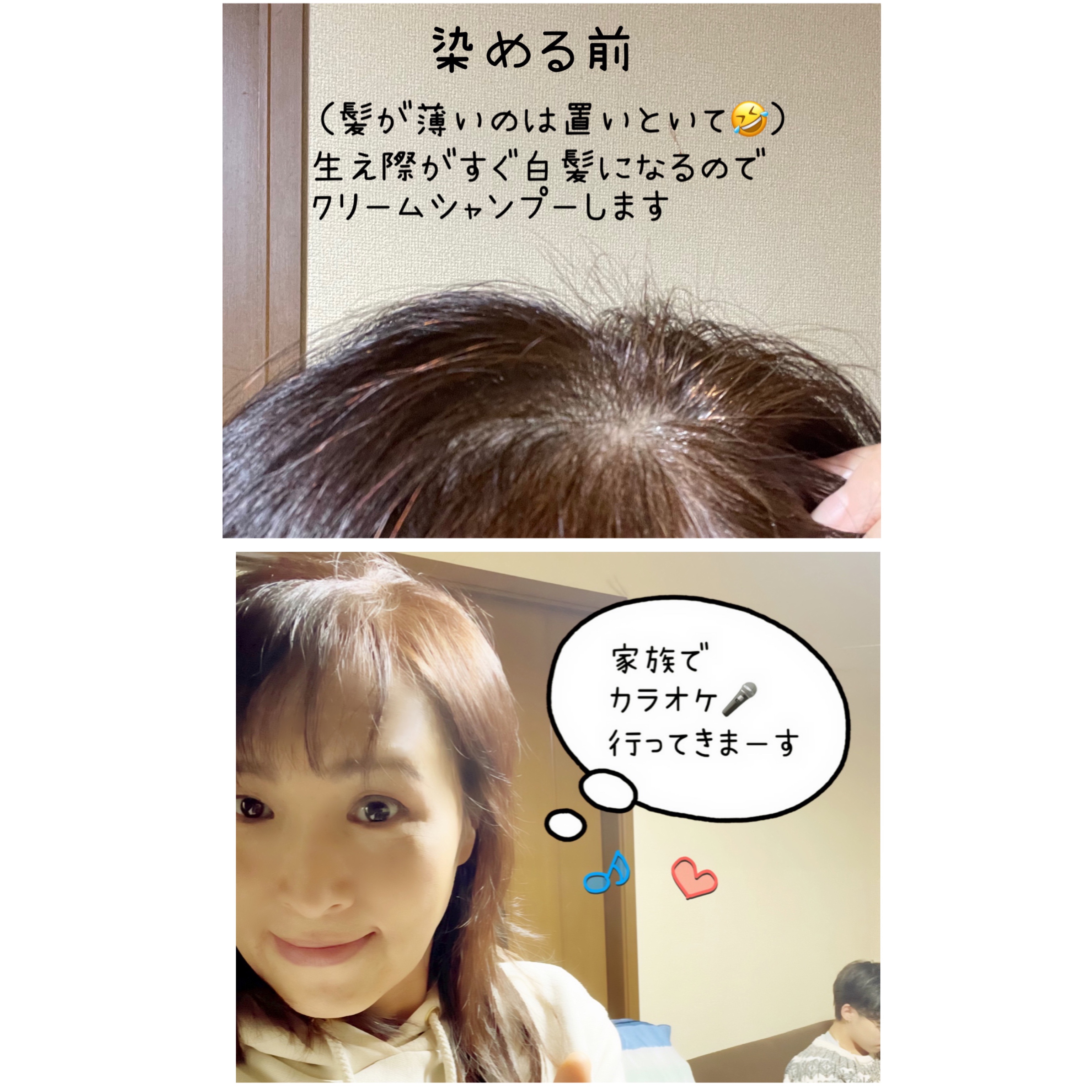 ヘアボーテ ボタニカルカラークリームシャンプー ダークブラウン200g×2