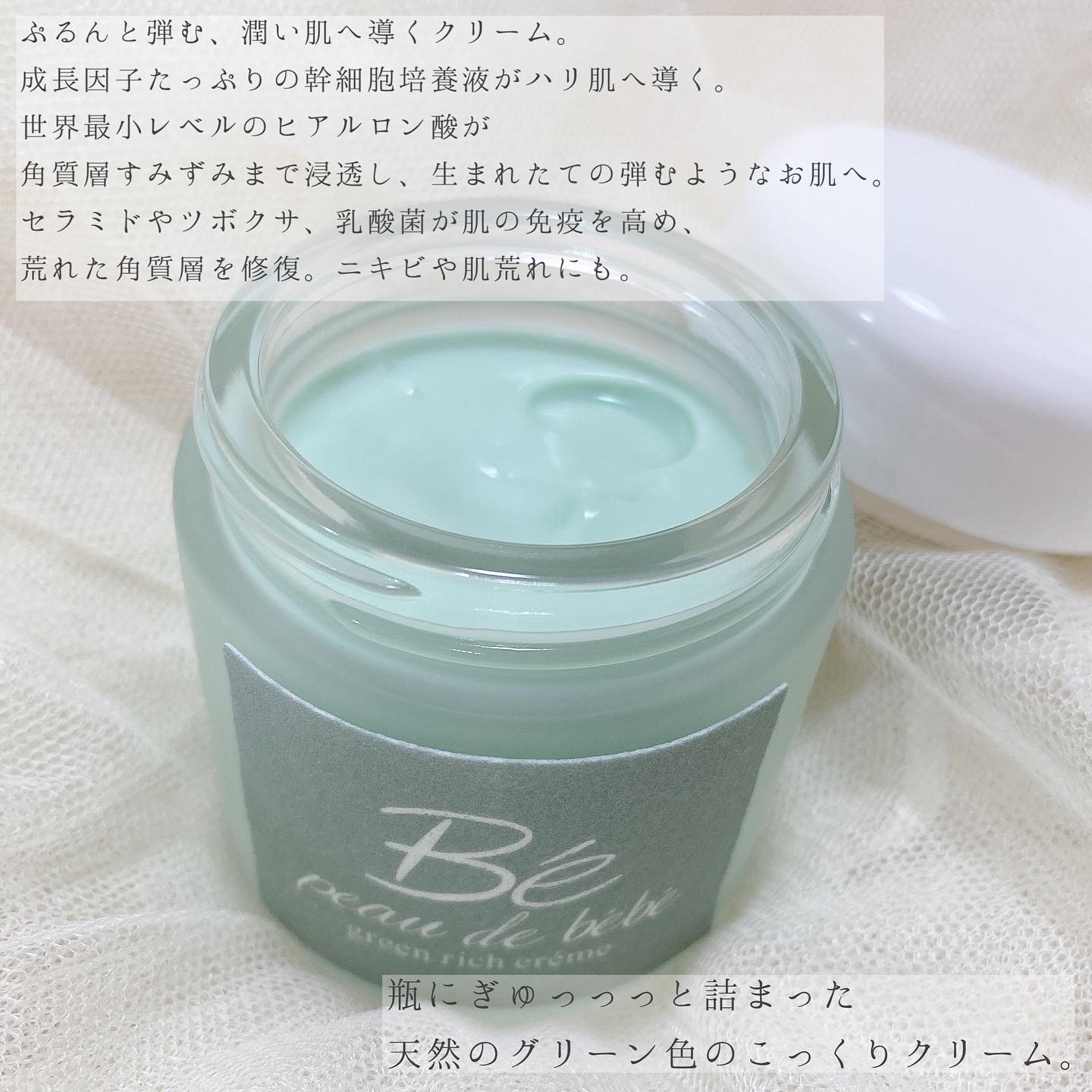 peau de bebe / ベベグリーンリッチクリームの公式商品情報｜美容 