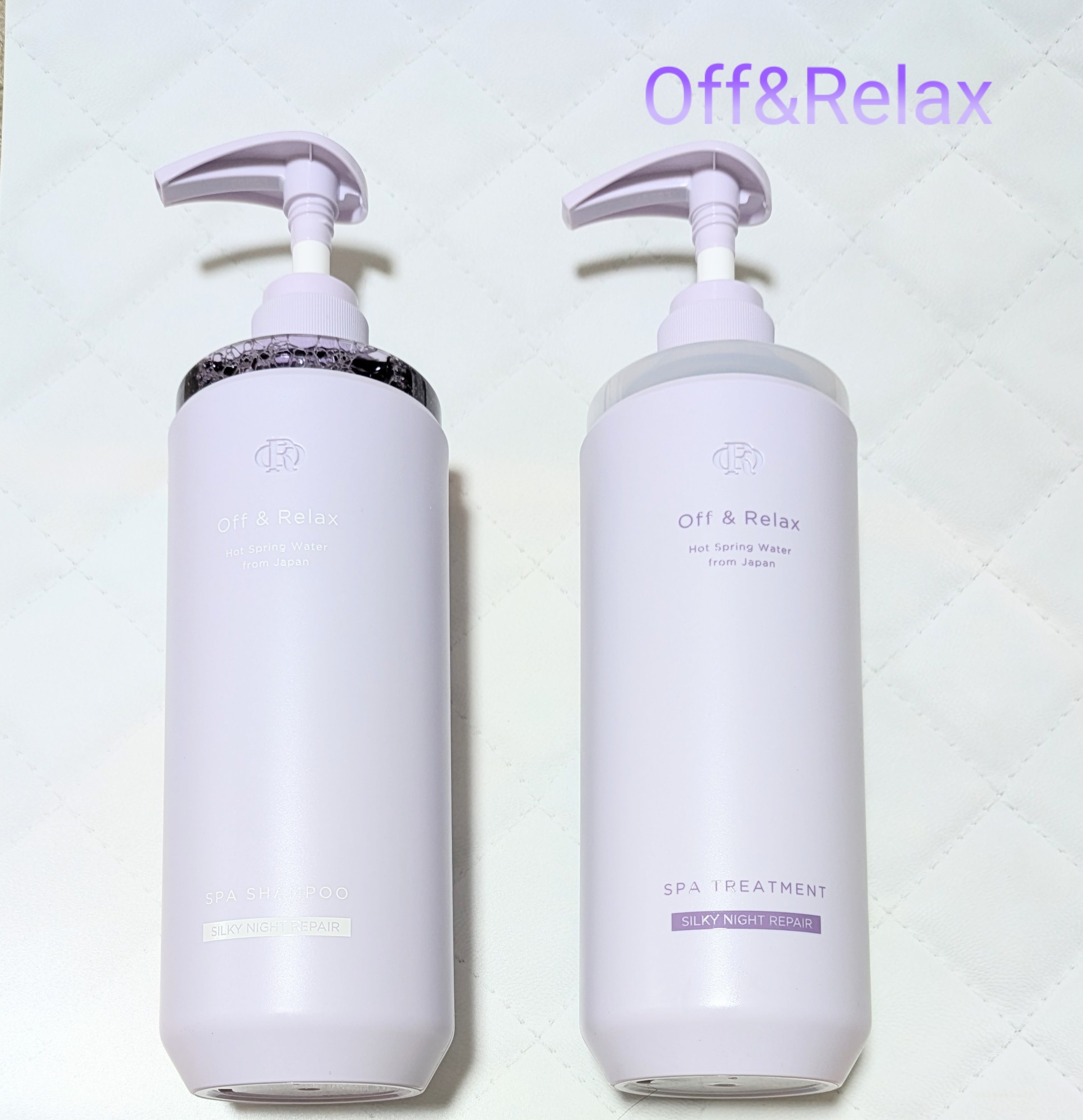 OR スパ　シャンプー/トリートメント　シルキーナイトリペア Off&Relax / OR スパ・シャンプー /ヘアトリートメント