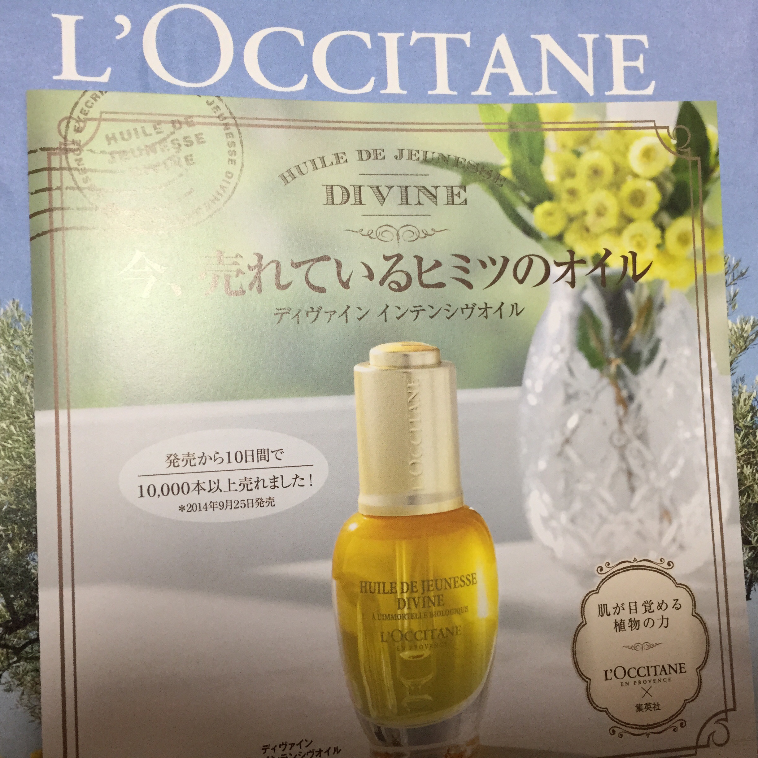 ロクシタン / ディヴァイン インテンシヴオイルの公式商品情報