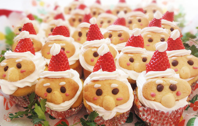 クリスマスホームパーティーに作りたいっ サンタカップケーキ Hazuki Tさんのブログ Cosme アットコスメ