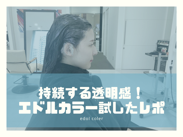 透明感とツヤがすごい 髪が傷みにくくカラー定着力も高い エドルカラー を試したのでレポ 一緒にうるお Hiisan さんのブログ Cosme アットコスメ