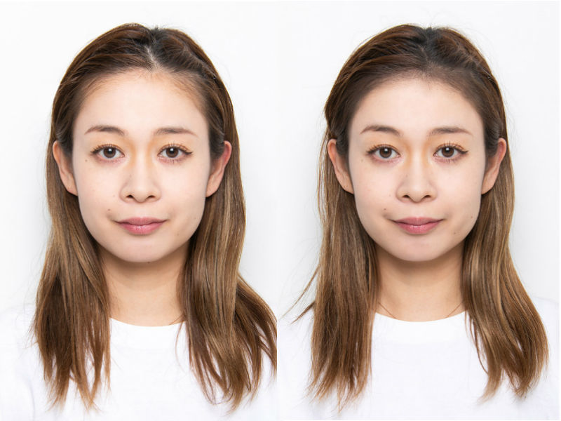 「小顔」の効果的な使い方の画像