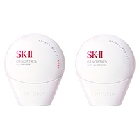 1ステップでまばゆいオーラ肌へ！CCプライマーとUVクリーム／SK-II