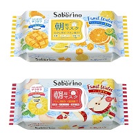 ベタつきをオフするさらさらタイプの朝用シートマスク限定2種／サボリーノ