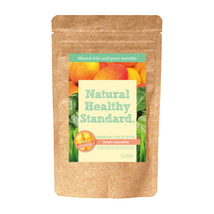 Natural Healthy Standard(ナチュラル ヘルシー スタンダード) / ミネラル葉酸グリーンスムージー マンゴー味 の公式商品情報｜美容・化粧品情報はアットコスメ