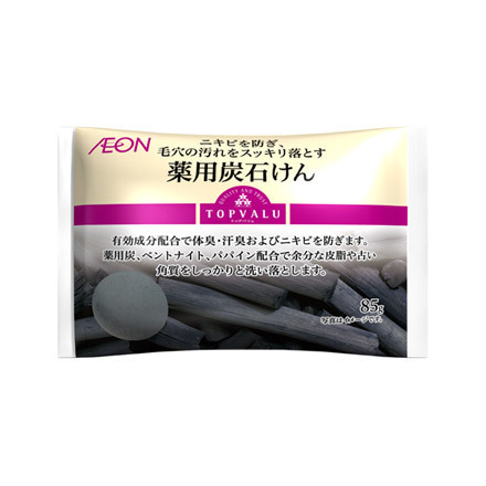 トップバリュ / 薬用炭石けんの公式商品情報｜美容・化粧品情報は