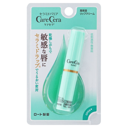 ロート製薬 ケアセラ 高保湿リップクリーム cosme