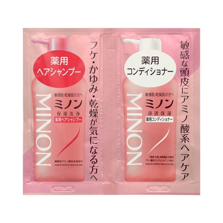 ミノン / 薬用ヘアシャンプー／薬用コンディショナー(旧) トライアルセットの公式商品情報｜美容・化粧品情報はアットコスメ