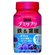 UHAグミサプリ鉄＆葉酸30日分(60粒)/UHA味覚糖 商品写真