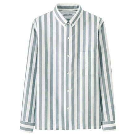 ユニクロ / MEN オックスフォードストライプシャツ(長袖)＋Eの公式商品