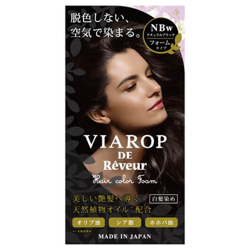 Viarop ヴィアロップ ヘアカラーフォーム ナチュラルブラックの商品 Viarop ヴィアロップ ヘアカラーフォーム ナチュラルブラックの商品