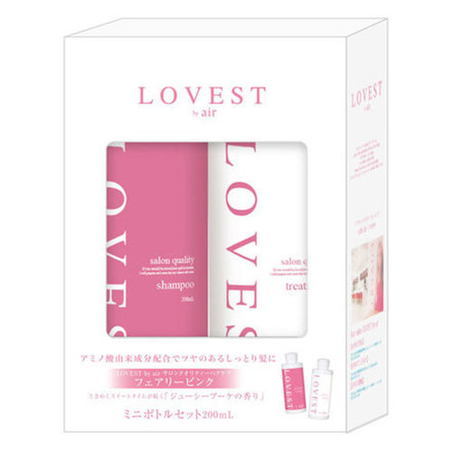 サロンシャンプー Lovest By Airサロンクオリティーヘアケア フェアリーピンク シャンプー トリートメントの公式商品画像 1枚目 美容 化粧品情報はアットコスメ