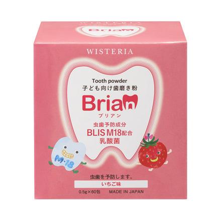 ブリアン歯磨き粉 いちご味 子供向け 虫歯予防 ウィステリア製薬 - www