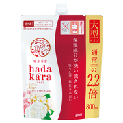 hadakara ボディソープ フレッシュフローラルの香りつめかえ用大型サイズ/hadakara 商品写真