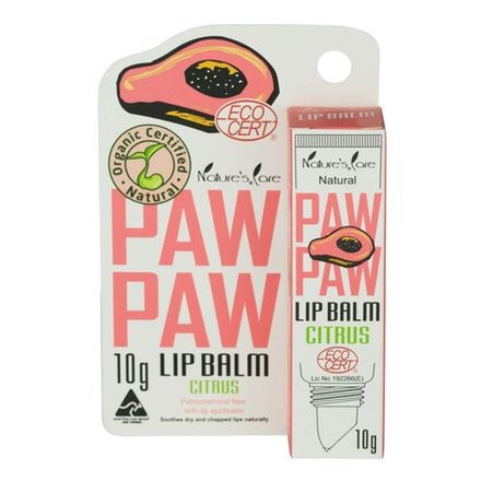 NATURE'S CARE PAWPAW Products / ＰＡＷＰＡＷリップバーム シトラス