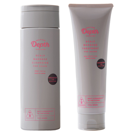 Depth / SCALP MASSAGE CLEANSING FOR SHARE／SCALP MASSAGE TREATMENT FOR  SHAREの公式商品情報｜美容・化粧品情報はアットコスメ