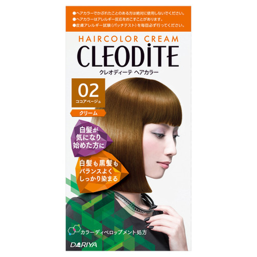 クレオディーテ ヘアカラー クリーム 02 ココアベージュの公式商品情報 美容 化粧品情報はアットコスメ