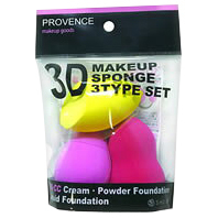 PROVENCE(プロヴァンス) / 3D MAKE UP SPONGE 3TYPE SETの公式商品情報