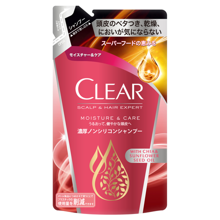 【24個】CLEAR（クリア） モイスチャー＆ケア 濃厚ノンシリコンシャンプー