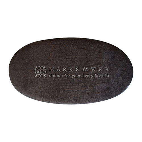 Marks Web ウッドヘアブラシダークグレー オーバルの商品画像 3枚目 Marks Web ウッドヘアブラシダークグレー オーバルの商品画像 3枚目