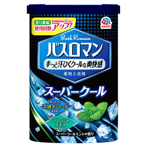 バスロマン バスロマン スーパークールタイプ 600g 約30回分 の公式商品画像 1枚目 美容 化粧品情報はアットコスメ