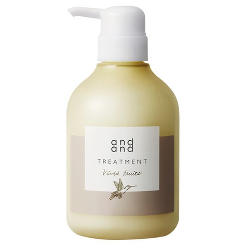 And And はしゃぐ ヴィヴィッドフルーツの香り トリートメント ポンプ 480ml の公式商品画像 1枚目 美容 化粧品情報はアットコスメ And And はしゃぐ ヴィヴィッドフルーツの香り トリートメント ポンプ 480ml の公式商品画像 1枚目 美容 化粧品情報はアットコスメ