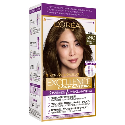 ロレアル パリ / エクセランス ヘアカラー クリームタイプ 5NGの