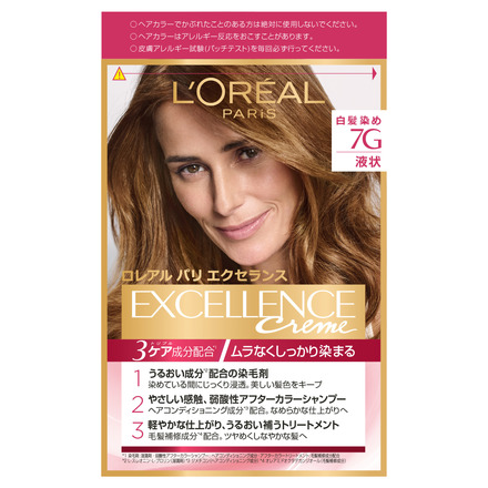 ロレアル パリ / エクセランス ヘアカラー 液状タイプ 7Gの公式商品