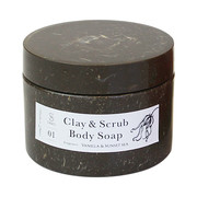 Clay & Scrub  Body Soap(Vanilla & Sunset sea) / SWATi/MARBLE label