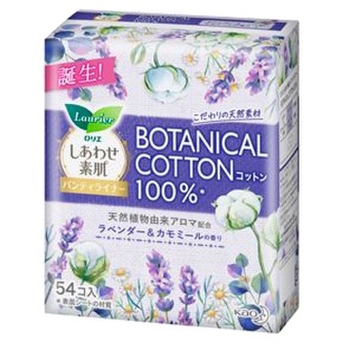 ロリエ しあわせ素肌パンティライナー Botanical Cotton100 ラベンダー カモミールの香り 54コ入の公式商品情報 美容 化粧品情報はアットコスメ