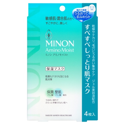 パネル MINON Amino Moist 肌マスク15枚 しっとり すべすべ - 通販