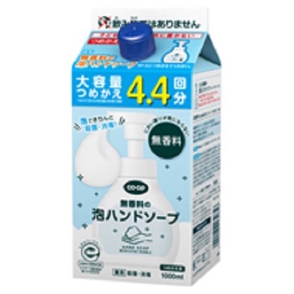 コープ / 薬用 無香料の泡ハンドソープ 1000ml(つめかえ用)の公式商品