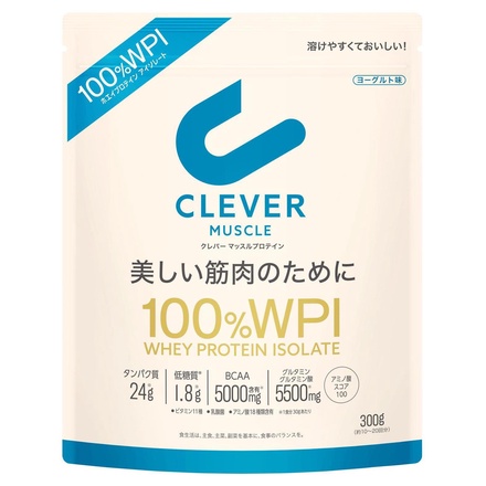 クレバー / マッスル プロテイン ヨーグルト味 300gの公式商品情報