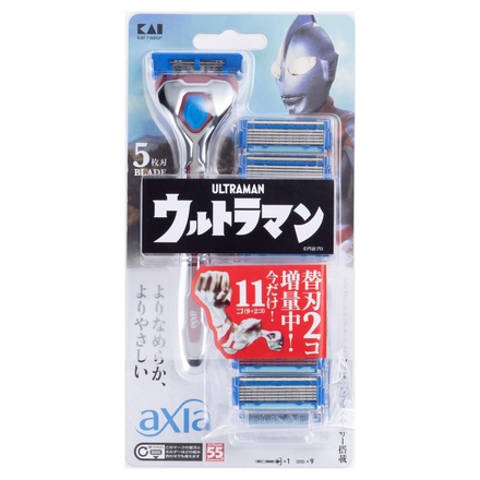 貝印 / KAI RAZOR axia バリューパックスリム ウルトラマンの公式商品