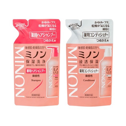 ミノン 薬用ヘアシャンプー 薬用コンディショナー シャンプー つめかえ用 の公式商品情報 美容 化粧品情報はアットコスメ