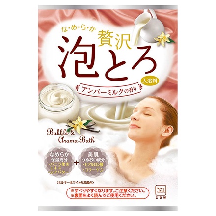 お湯物語 / 贅沢泡とろ 入浴料 アンバーミルクの香り 30gの公式商品 