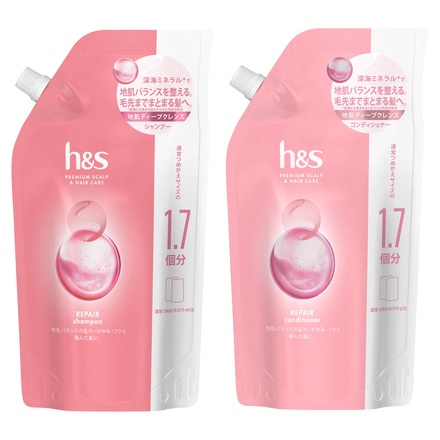 【新品、本物、当店在庫だから安心】 h＆s(エイチ アンド エス) / リペアシリーズ シャンプー シャンプー