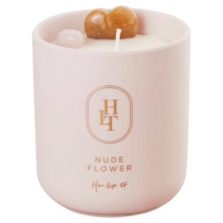 Her lip to BEAUTY / SELF LOVE CRYSTAL CANDLE - NUDE FLOWER -の公式