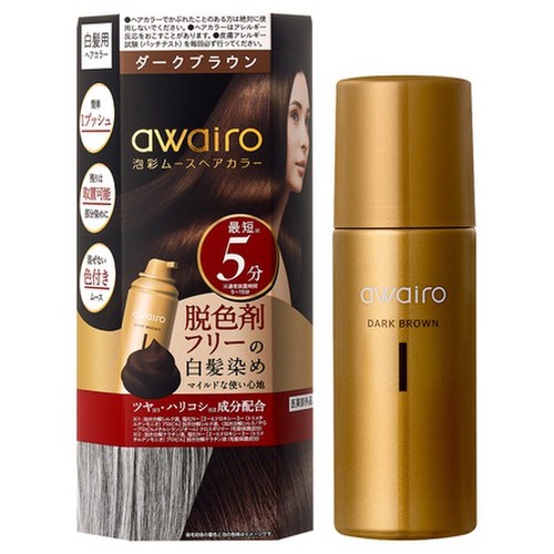 awairo ムースヘアカラー ダークブラウンの公式商品情報｜美容・化粧品情報はアットコスメ