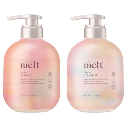 melt / melt モイストシャンプー／トリートメント シャンプー 480mlの 