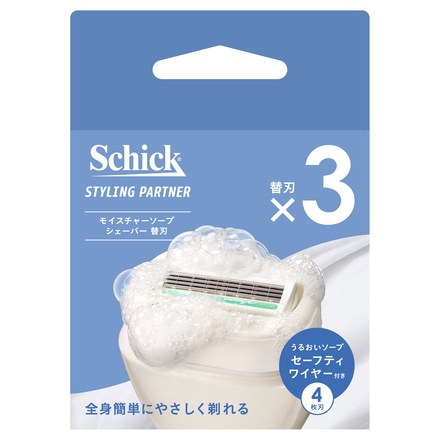 大型セールや時期 シック / スタイリングパートナー モイスチャーソープシェーバー 洗顔料