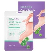 baren CICA SOS Quick Repair Foot Mask/BAREN iʐ^