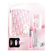 柄種類トロッター未使用 Dior トレ ディオール パール ポーチ ピンク系  箱 カード付