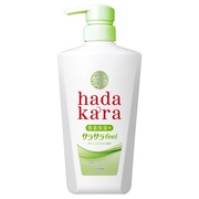 hadakaraボディソープ サラサラfeelタイプ グリーンシトラスの香り / hadakaraの画像