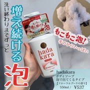 hadakaraボディソープ 泡で出てくるタイプ フローラルブーケの香り / hadakaraへのクチコミ投稿画像