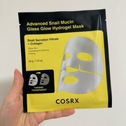 アドバンスド スネイルムチン グラスグロー ハイドロゲル マスク / COSRX(コスアールエックス)へのクチコミ投稿画像