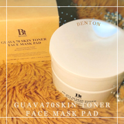Guava 70 Skin Toner Face Mask Pad - 1pack (70pcs) / Bentonへのクチコミ投稿画像