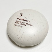 3番 ノーファンデ陶器肌トーンアップクッション / ナンバーズイン(numbuzin)へのクチコミ投稿画像